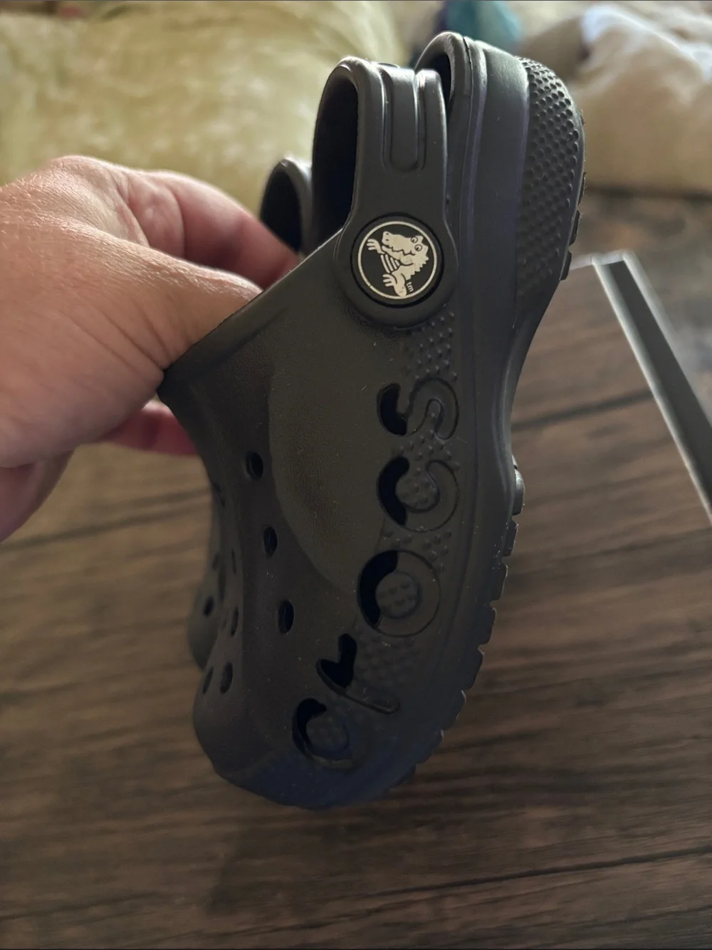 CROCS Kids Black Classic Clog Sandals